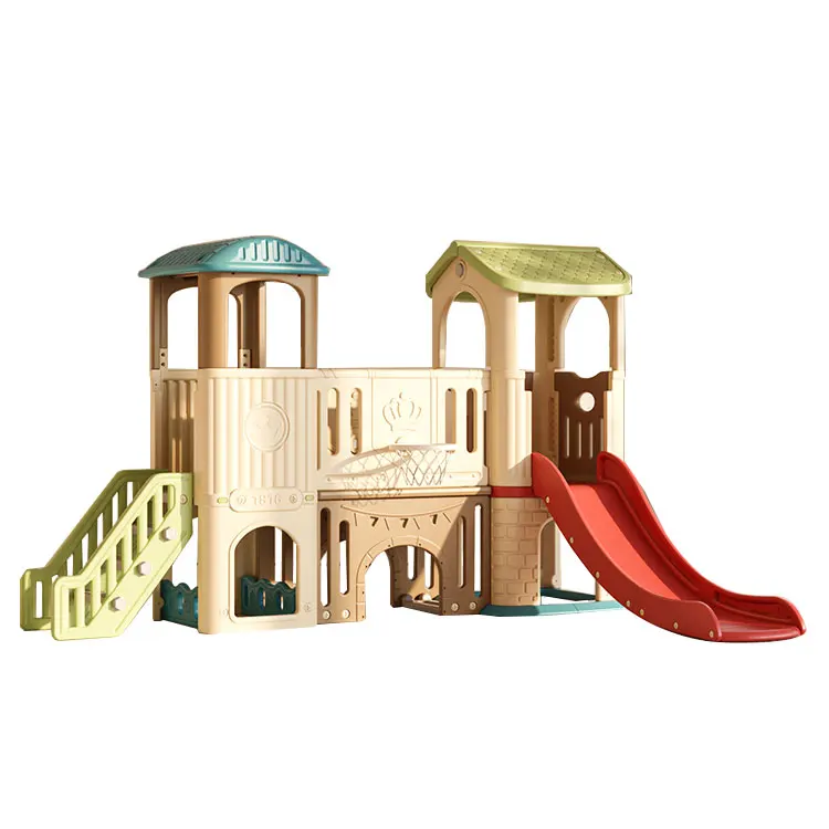 Kids Outdoor House With Slide - Горячая распродажа: детский игровой домик с
