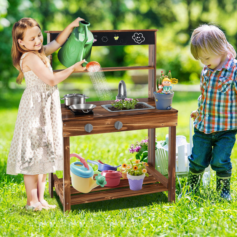 Kids Outdoor Sink - Уличная грязевая кухня для детей с
