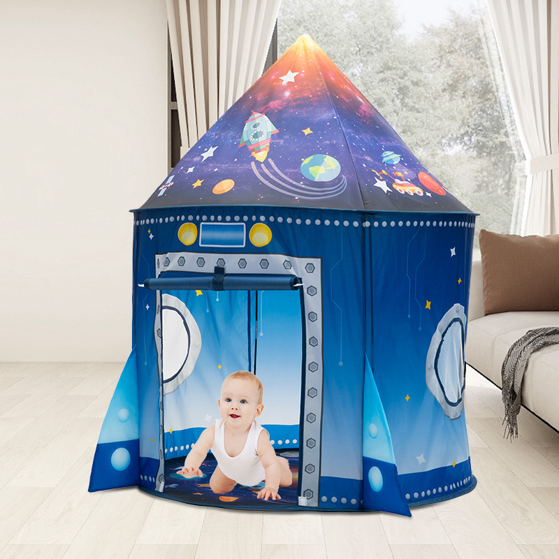 Outdoor Tent Playhouse - Детская палатка-ракета, раскладная игровая палатка для