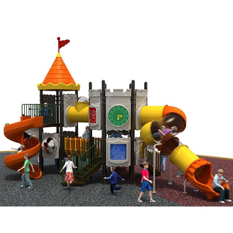 Kids Outdoor Park - Детская горка в стиле замка для