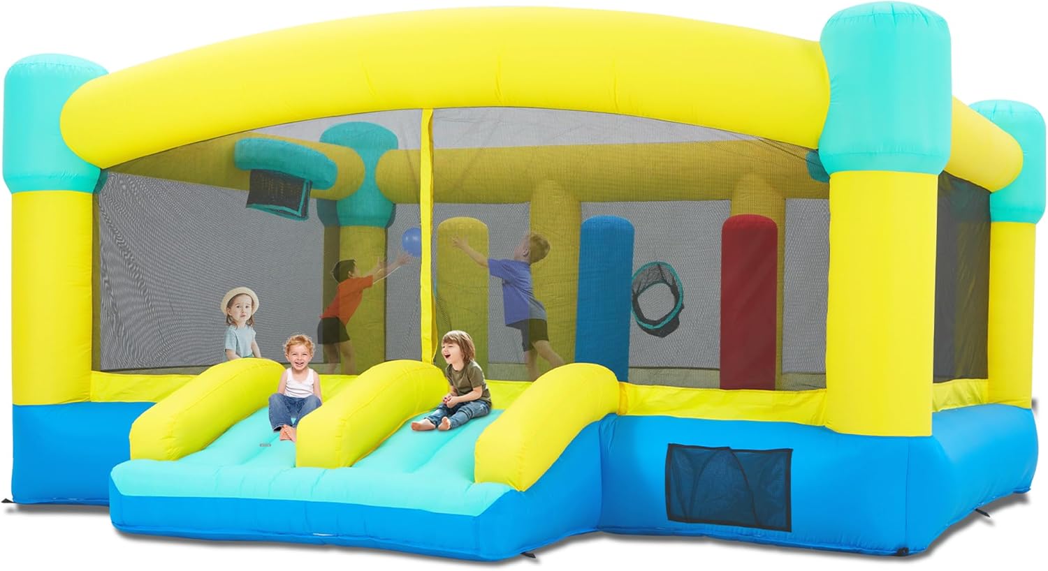 Kids Outdoor Bounce House - Большой надувной батут, 15 x 14,8