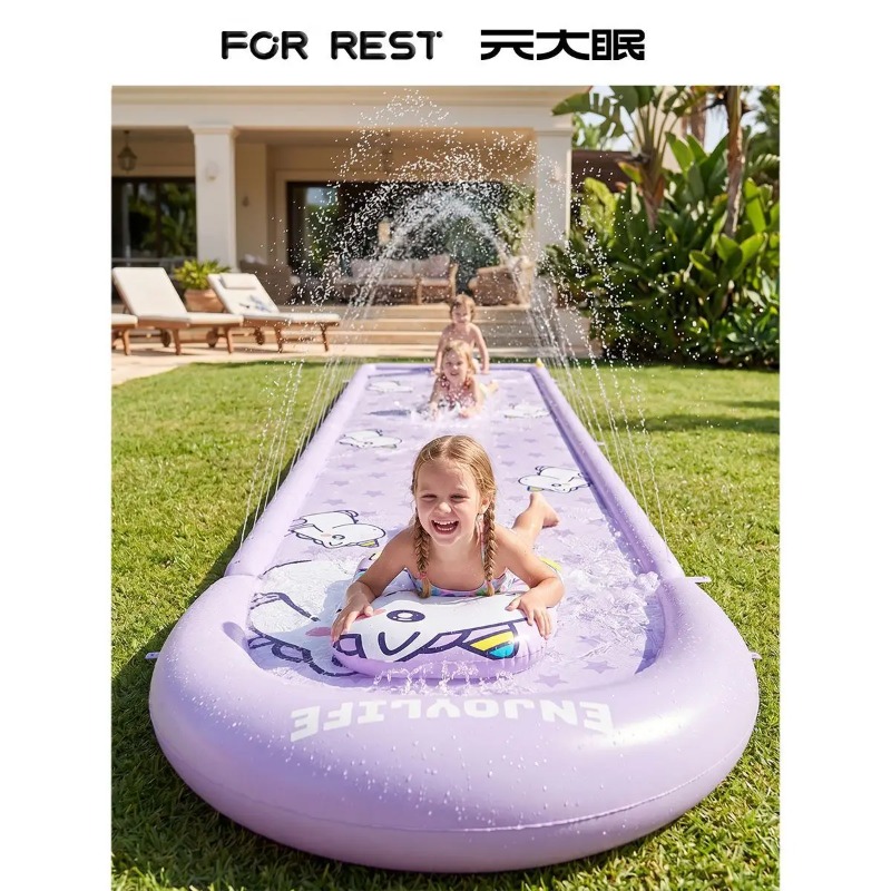 Kids Outdoor Inflatable Water Slide - Новый детский надувной водный коврик-горка «Единорог»