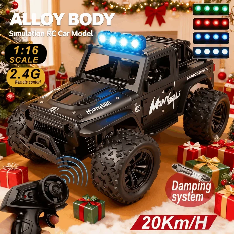 Kids Outdoor Dirt Toys - Радиоуправляемая машина 1:16 с подсветкой и