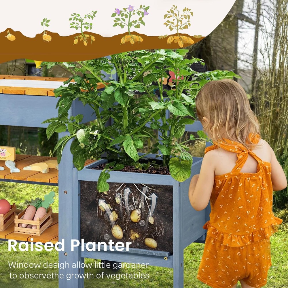 Kids Outdoor Sink - Детская уличная игровая кухня Mud Kitchen