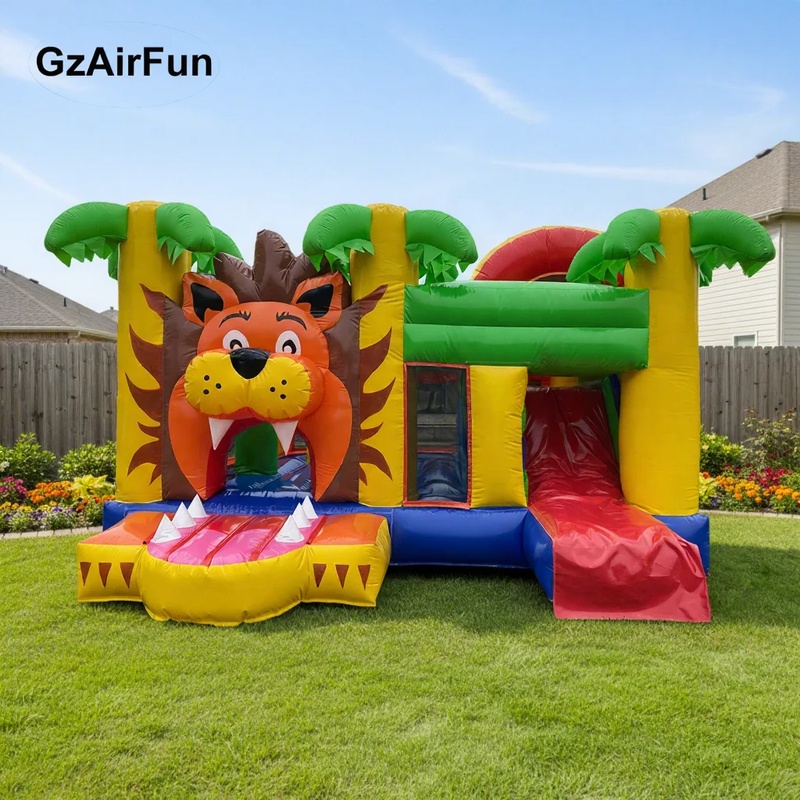 Kids Outdoor Bounce House - Надувной коммерческий батут-горка для улицы с