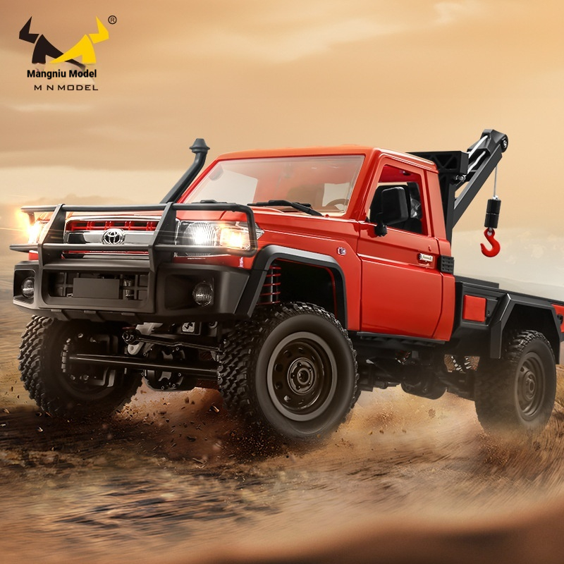 Kids Outdoor Dirt Toys - Радиоуправляемый грузовик-кран MN Model MN82T Toyota