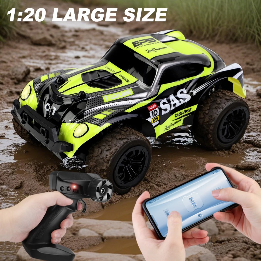 Kids Outdoor Dirt Toys - Радиоуправляемый пикап-монстр-трак 1:20, высокоскоростная внедорожная машинка