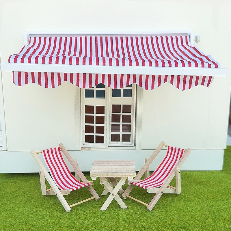 Kids Outdoor Doll House - 1/12 кукольный домик, модель тента, кукольный