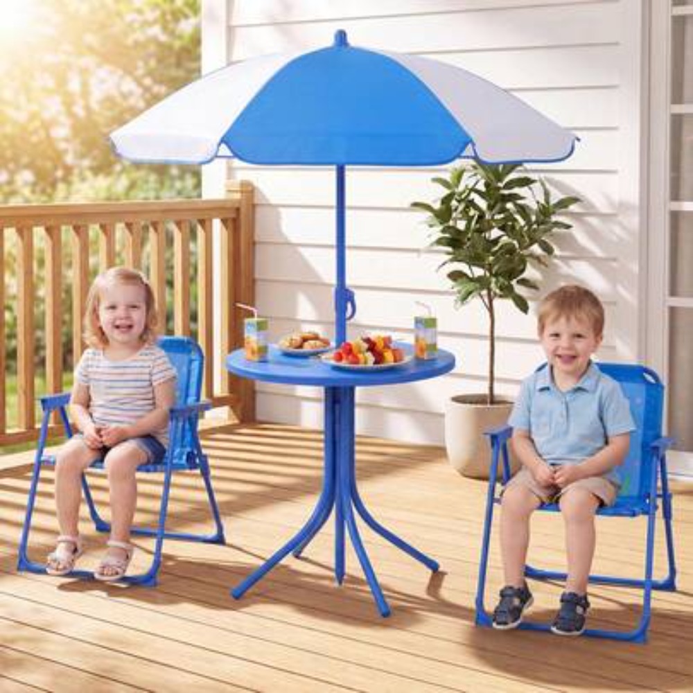 Kids Outdoor Table And Chairs - Детский стол для пикника с двумя