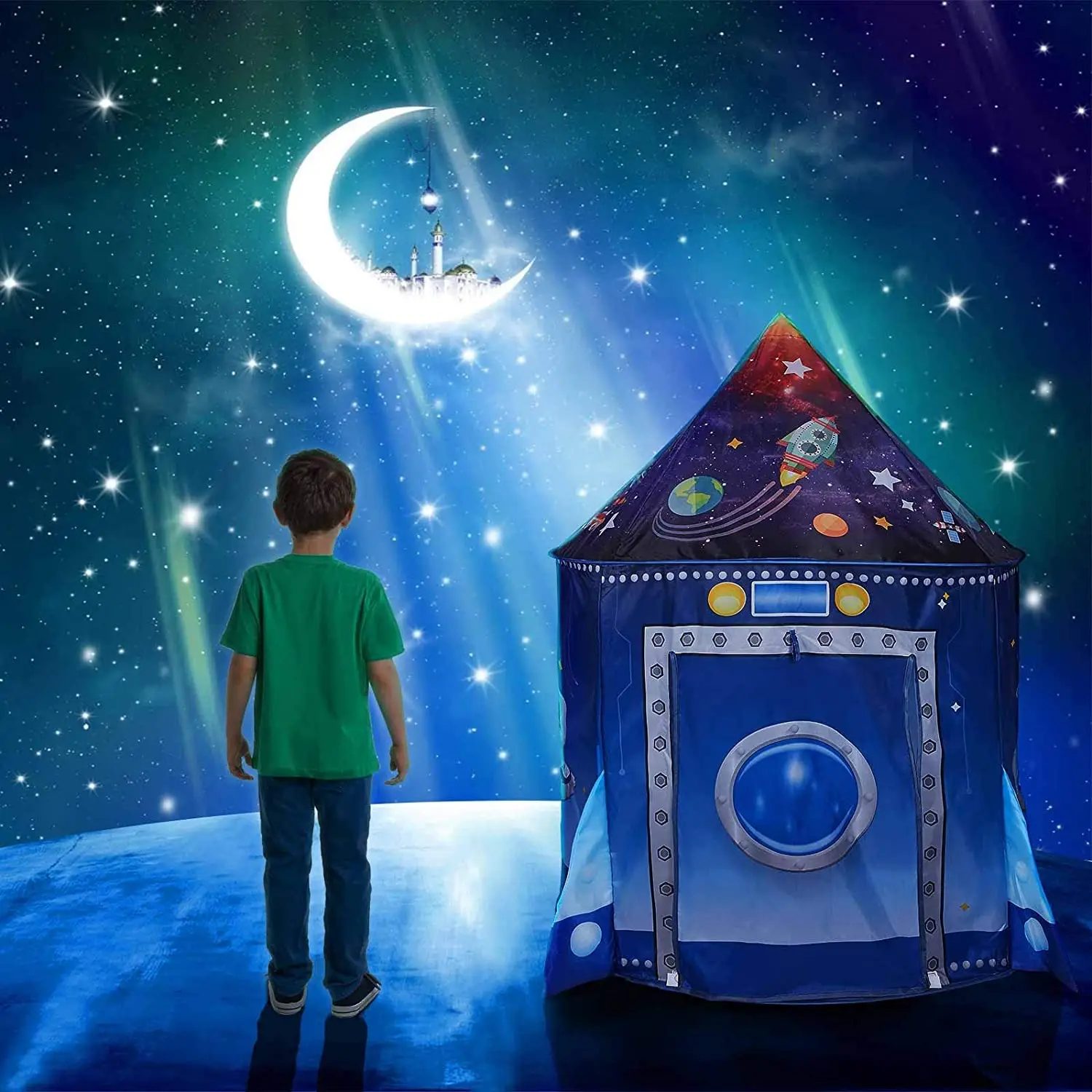 Детская палатка-ракета, раскла – обзор и цена Outdoor Tent Playhouse