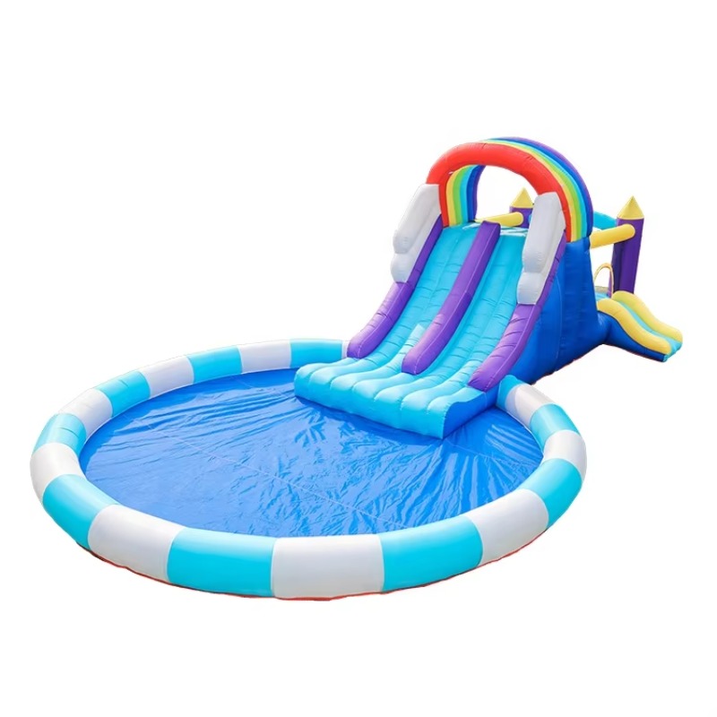 Гигантская надувная водная гор – обзор и цена Kids Outdoor Inflatable Water Slide