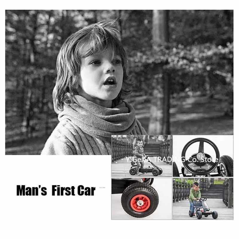 Детский педальный карт с надув – обзор и цена Go Kart Pedal Kids