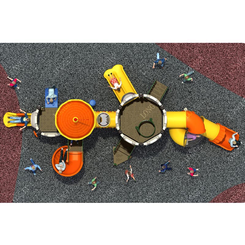 Детская горка в стиле замка дл – обзор и цена Kids Outdoor Park