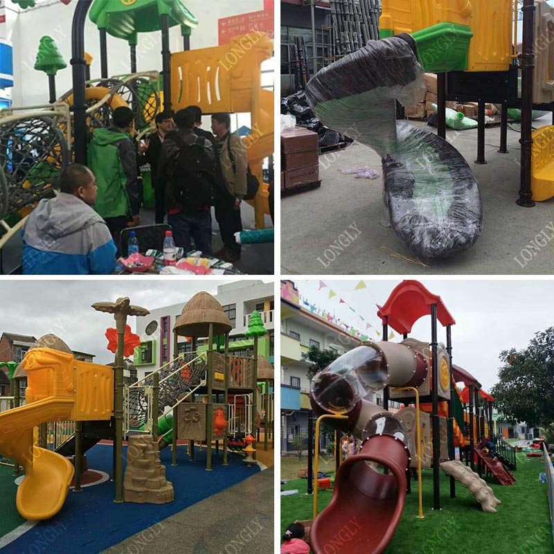 Детская горка в стиле замка дл – обзор и цена Kids Outdoor Park