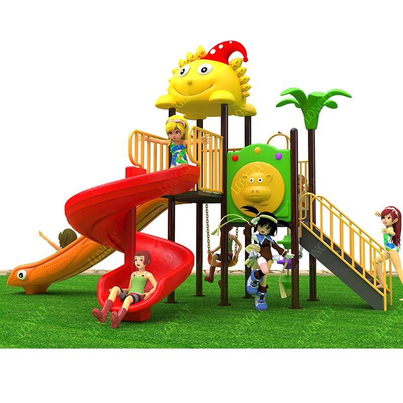 Коммерческая пластиковая горка – обзор и цена Kids Outdoor Park