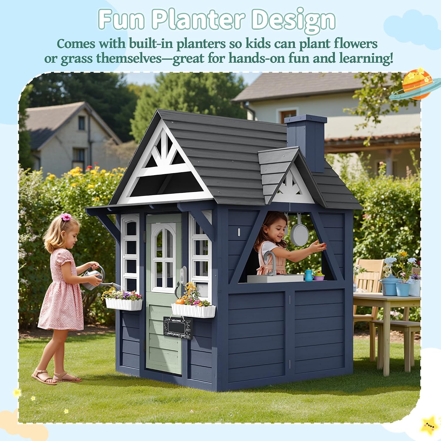 Детский игровой домик для улиц – обзор и цена Kids Outdoor Sink