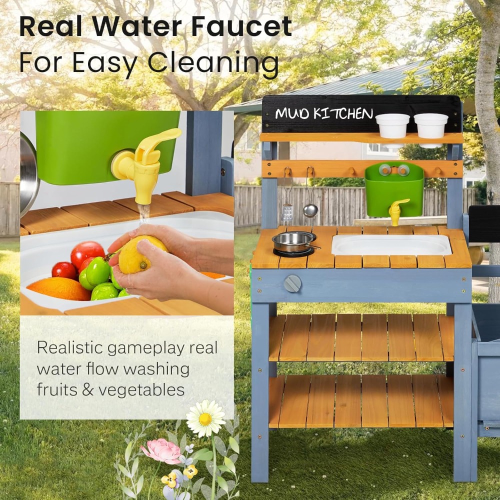 Детская уличная игровая кухня  – обзор и цена Kids Outdoor Sink