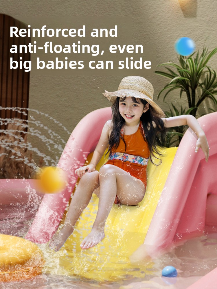 Надувной бассейн с тентом и го – обзор и цена Kids Outdoor Inflatable Water Slide