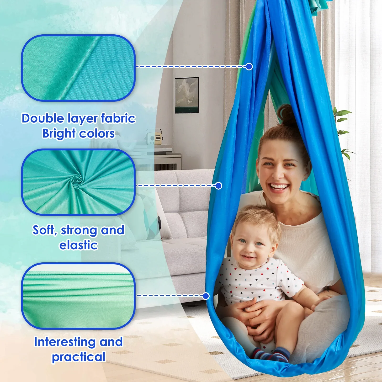 Сенсорные качели-гамак для дет – обзор и цена Kids Outdoor Furniture
