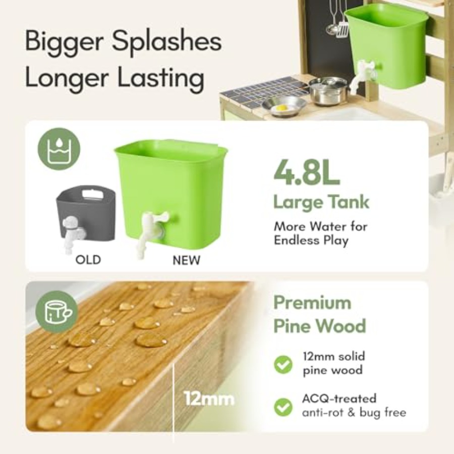 Детская уличная кухня для игр  – обзор и цена Kids Outdoor Sink