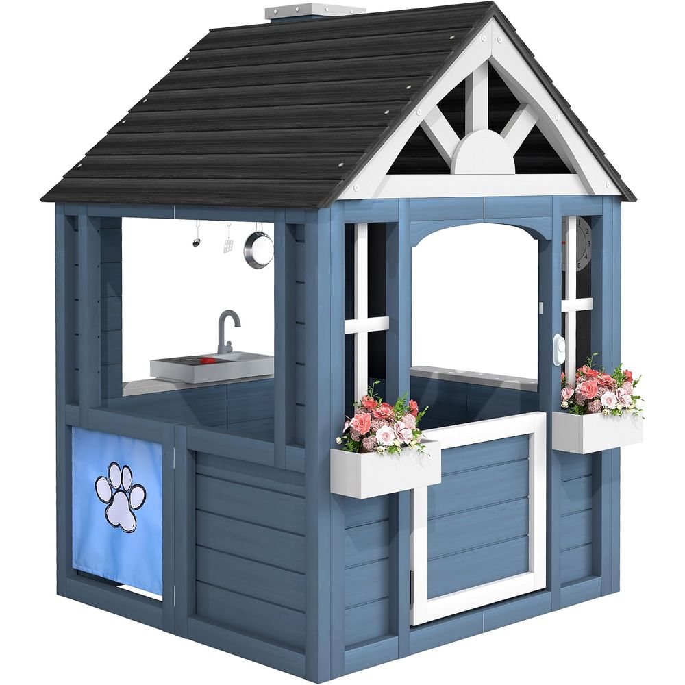 Детский игровой домик Jevol дл – обзор и цена Kids Outdoor Sink