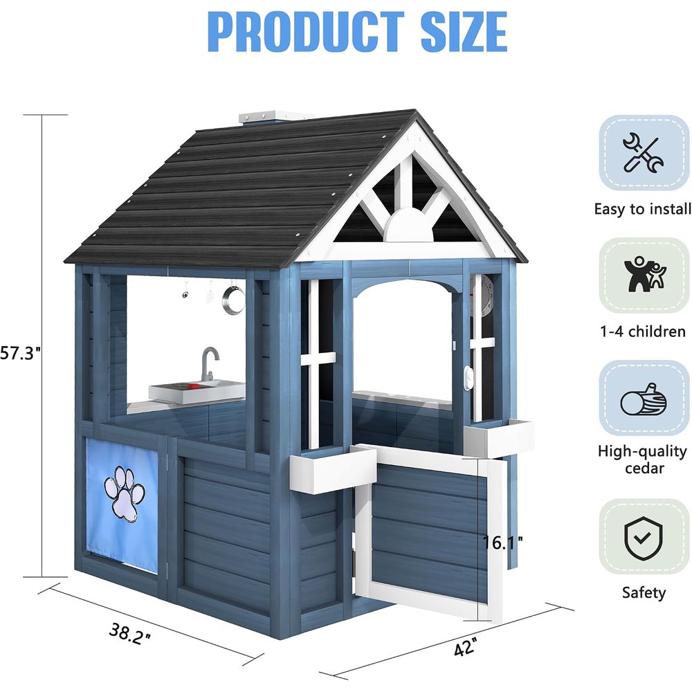 Детский игровой домик Jevol дл – обзор и цена Kids Outdoor Sink
