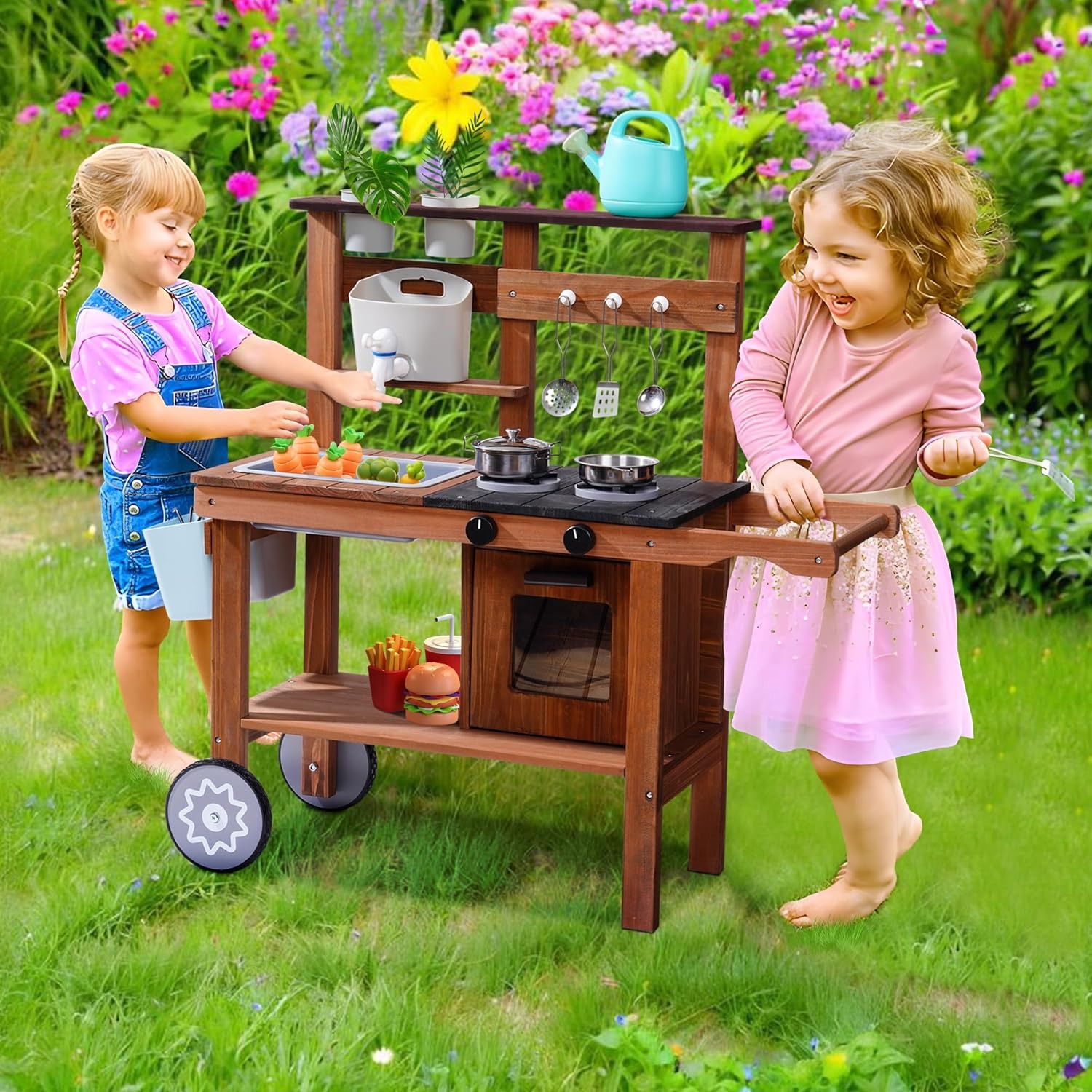Детская уличная кухня-игрушка  – обзор и цена Kids Outdoor Sink