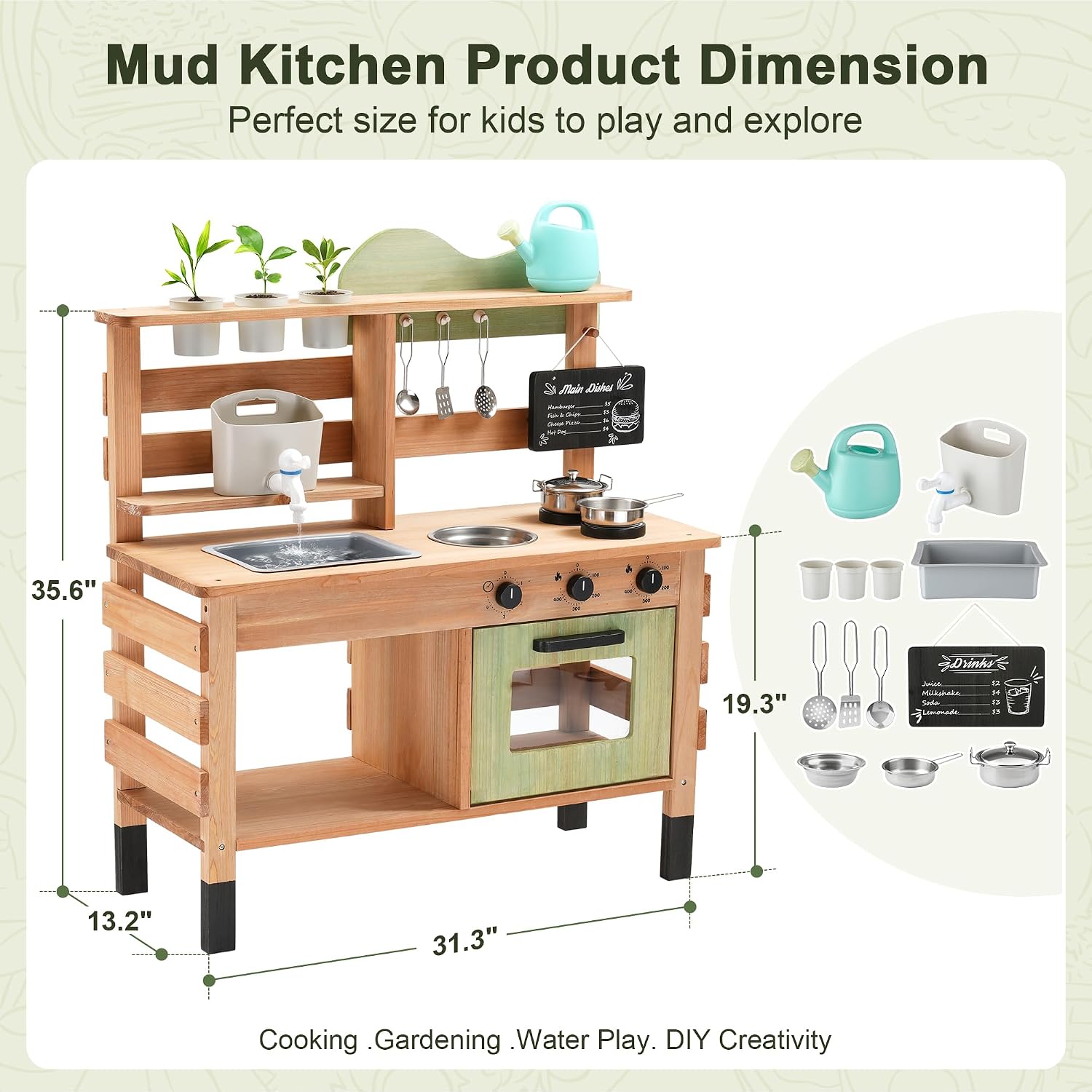 Детская уличная игровая кухня  – обзор и цена Kids Outdoor Sink
