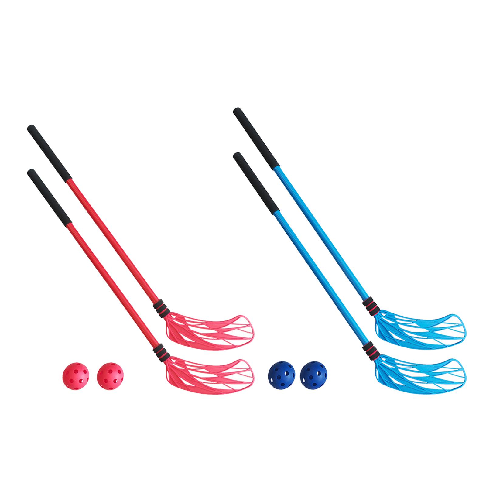 2 комплекта клюшек для напольн – обзор и цена Kids Outdoor Hockey Set