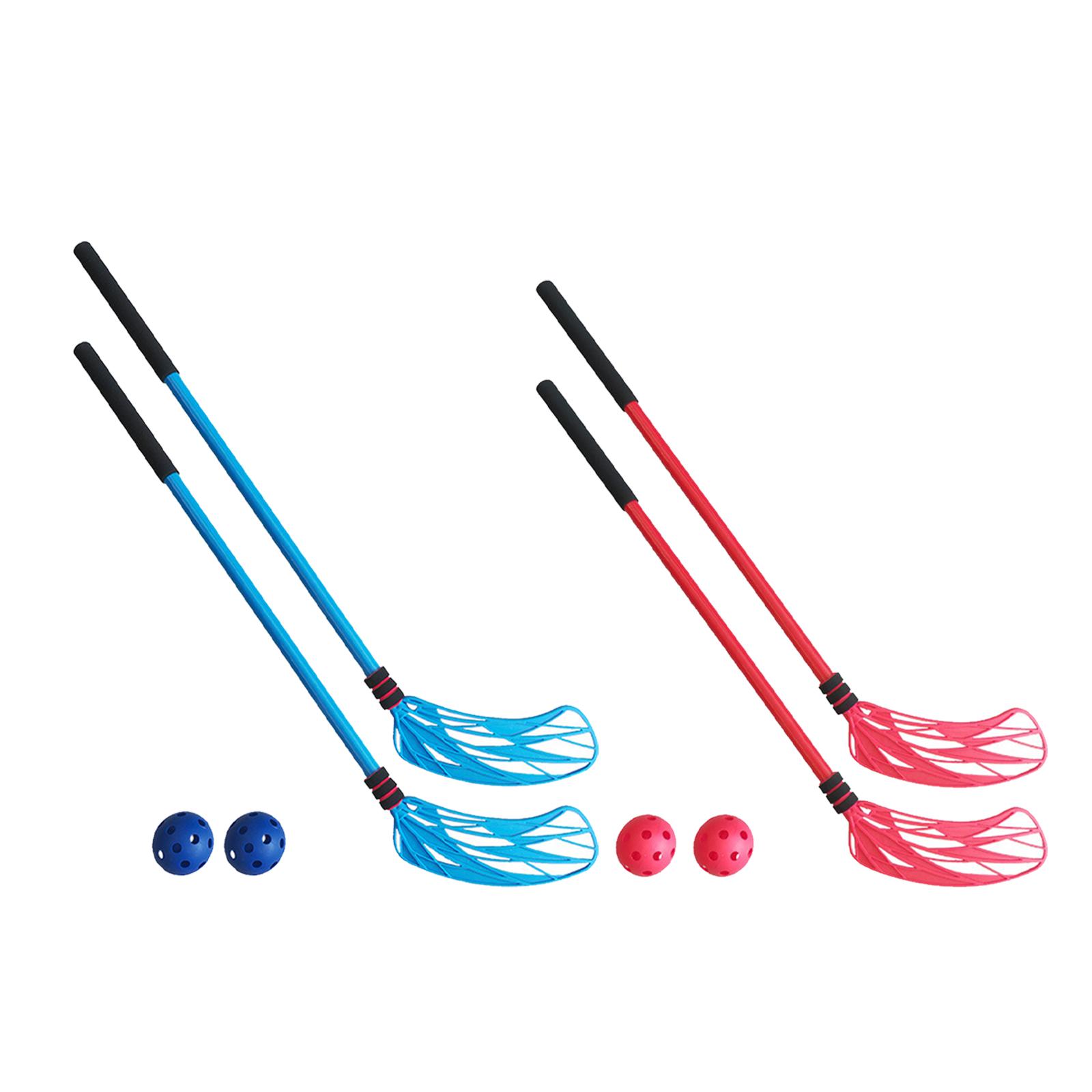 2 комплекта клюшек для напольн – обзор и цена Kids Outdoor Hockey Set
